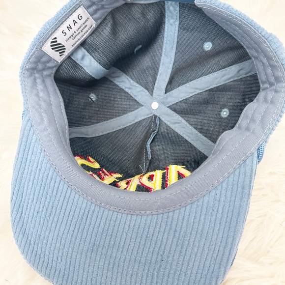 Après Blue Corduroy Cap with Colorful Embroidery - Picture 2 of 3
